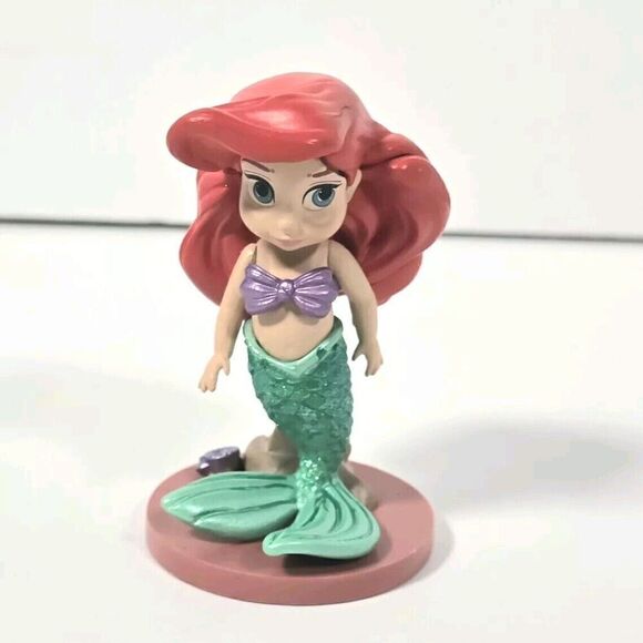 Disney Animators Mini Princess Collection Figurines Lot Of 6 Cake Toppers Ariel - Picture 6 of 8